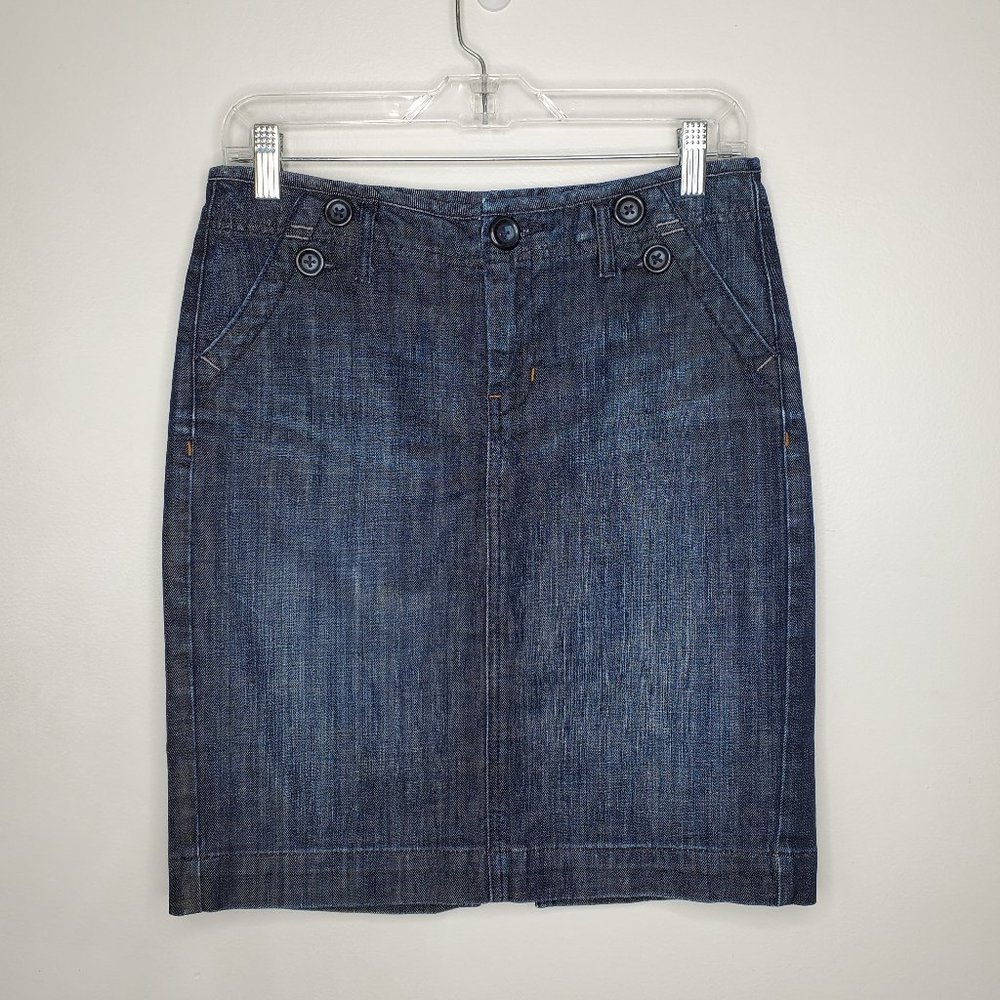 Gap Jeans Limited Edition Denim Jean Pencil Skirt Size 4